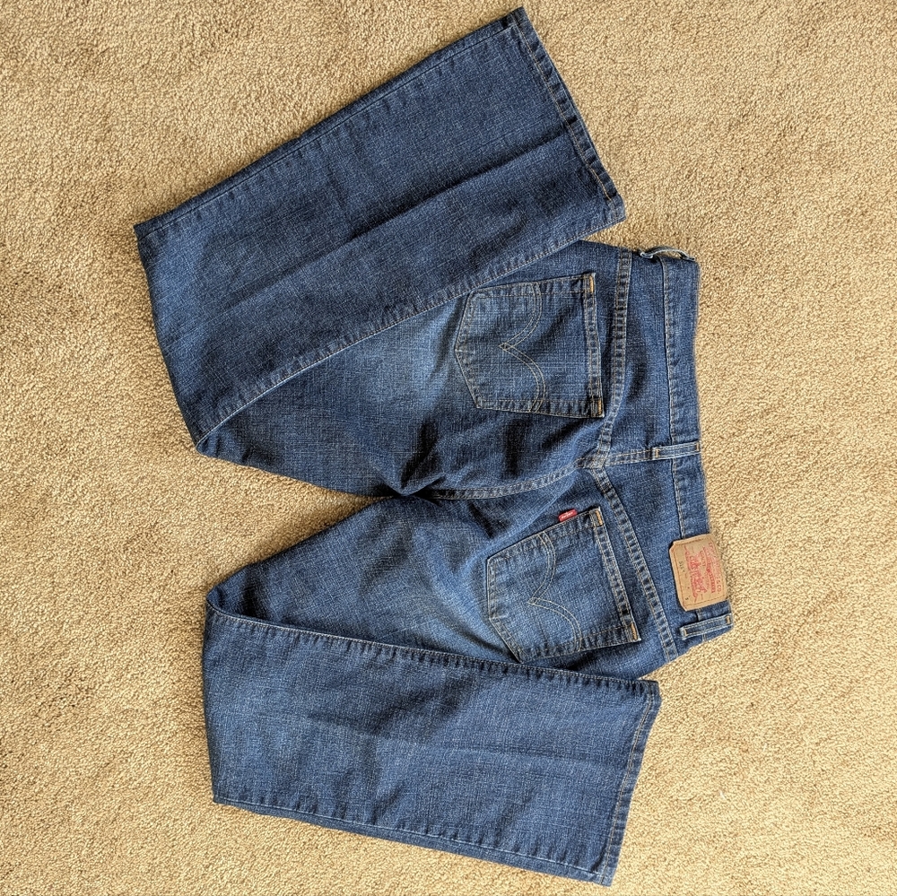Levi's Dark Blue Straight-Leg Jeans